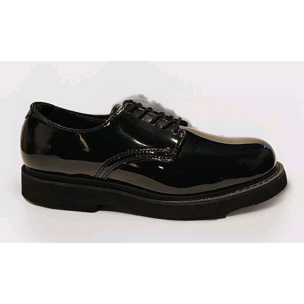 Original SWAT Men's Classic Hi-Gloss Synthetic Leather Oxford Work Shoe Men's 9W - Picture 3 of 10